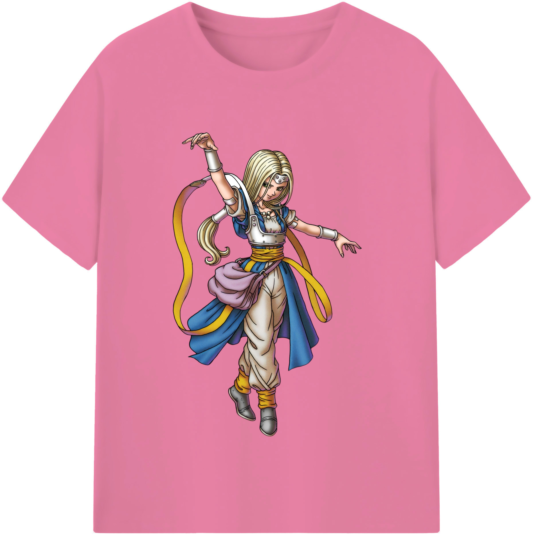 （画像用） ドラゴンクエスト Doragon Kuesuto Dragon Quest 綿100％半袖Tシャツ（フロントプリント）
